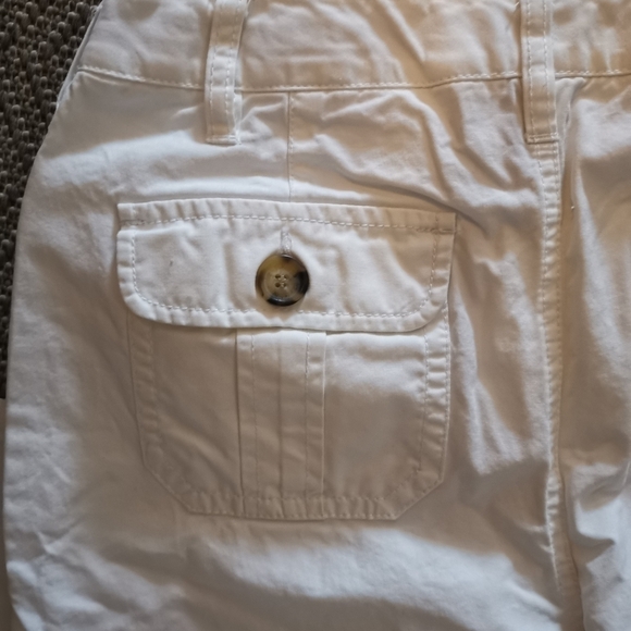 White Ankle Crop Jeans Capri Pants Size 6 - Picture 3 of 4